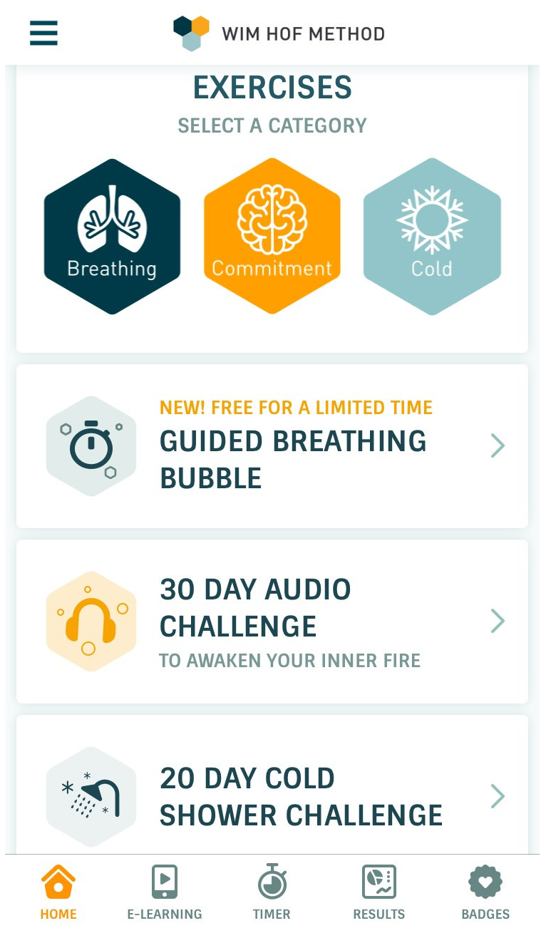 Download the Official Wim Hof Method Mobile App